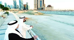 محمد بن راشد آل مكتوم يفتتح قناة دبي المائية