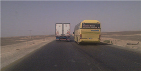 تأهيل طريق الموت بين السعودية والاردن